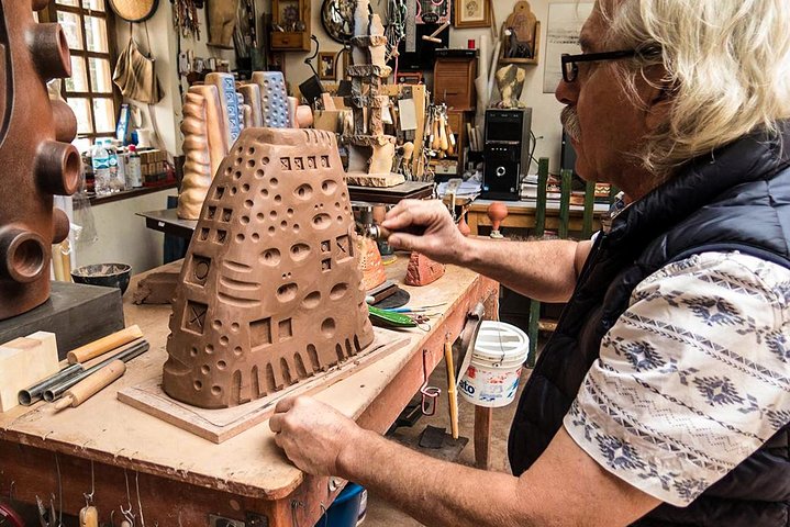 Seminario sobre textiles antiguos y el taller cerámico de Pablo Seminario en el Valle Sagrado, Cusco